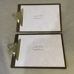 【2冊セット】バインダー　付芳名帳　ゲストカード