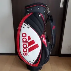 adidas キャディバッグ 黒/赤