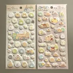 【正規品】すみっこぐらし ふにふにシール セット たぬきのまんまるレストラン