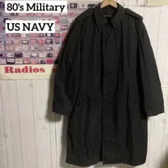 80s US NAVY米海軍MFGオールウェザーコートライナー付ミリタリー
