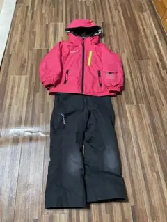 phenix フェニックス　子ども用スキーウェアセット（ピンク・黒）　110㎝