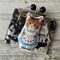 コヤンイサムチョン ケース付きがま口ポーチ リトルサンダー×レトロ