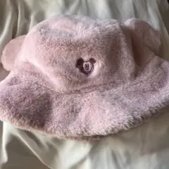 ディズニー ハットバケット もこもこ ハット ピンクミッキー