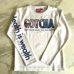 ☆GOTCHA☆ ガッチャ ロングTシャツ ホワイト