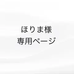 ほりま様専用ページ