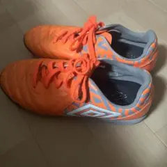 umbro アンブロ　インドアシューズ　24.0cm オレンジ