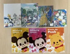 ディズニーキャラクター クリアファイルセット