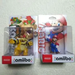 新品　アミーボ　マリオ　クッパ　amiibo　ニンテンドー　プレゼント　誕生日