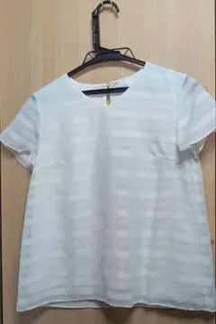 洋服の青山 半袖シャツ サイズ5号 ホワイト