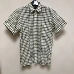 【美品】THE SCOTCH HOUSE 半袖シャツ チェック柄 メンズLのサムネイル