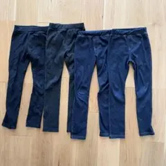 西松屋　ストレッチパンツ 4枚セット 130