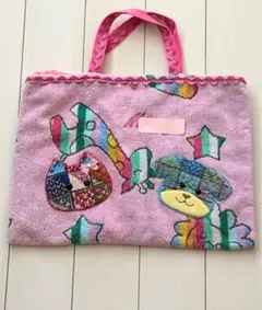 新品　【カラカラ】大判タオル & トートバッグ カラカラのバッグはタオル地でできているので汚れたら、お洗濯も