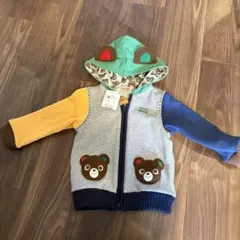 【新品・未使用】ミキハウス　パーカー　90 こども服　キッズ