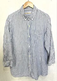 グローバルワーク 7分袖シャツ 麻100% リネンシャツ XL/ユニクロ無印良品