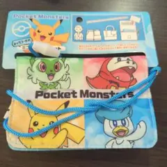 【新品】ポケットモンスター ネックコード付き ミニお出かけウォレット ブルー