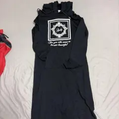 Rady フーディ ロングワンピース ブラック