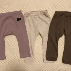 futafutaベビーボトムス3セット　90cm