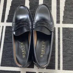 HARUTA 本革ブラック ローファー 箱付き27.5EEE新品未使用品