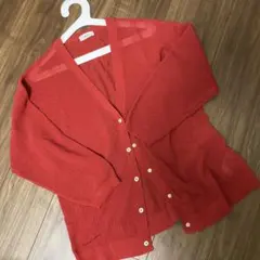 美品 SM2 カーディガン レッド