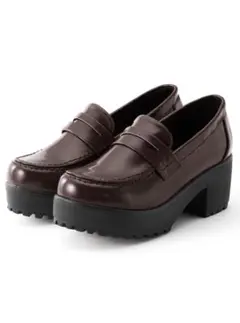 GRL 厚底ローファー 23cm ブラウン