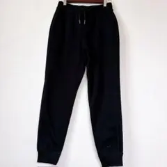 ユニクロ ヒートテックボアスウェットパンツ M ブラック