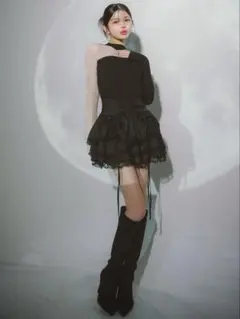 Darichランダムフリルミニスカート