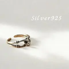 【セール品】シルバーリング 925 チェーンリング インディアン ヴィンテージ