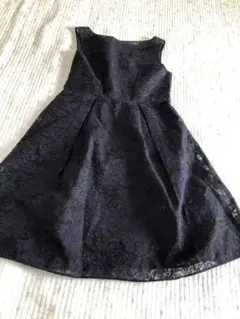 JILLSTUART ネイビー レース ノースリーブ ミニワンピース