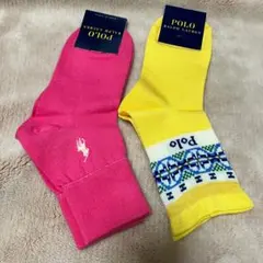 【POLO RALPH LAUREN】レディース ソックス 2足セット