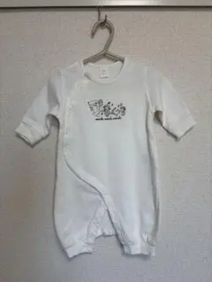 ベビー服 ホワイト ロンパース 70cm