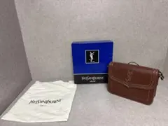 ショルダーバッグ イヴサンローラン レザー オールド ヴィンテージ 希少
