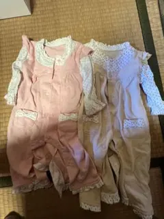 ロンパース・カバーオール 2色セット 70