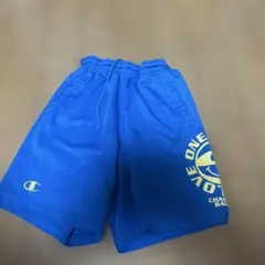 Champion 青色 ショートパンツ　バスパン