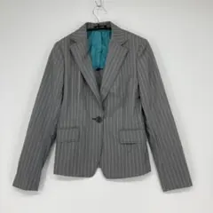 COMME CA DU MODE ストライプ テーラードジャケット