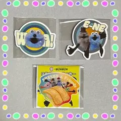 スシローコラボ　スンスン　ピック　ステッカー