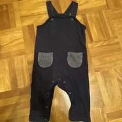 ユニクロ◎オーバーオール◎デニム風ロンパース 70