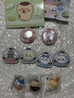 ちいかわ キーホルダー 缶バッジ くら寿司 マグネット ビッくらポン ハチワレ