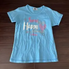 水色 スパンコール付き Tシャツ 100cmのサムネイル
