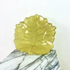 ZARA HOME ゴールド リーフ型 葉っぱ トレイ 小物入れ 《未使用