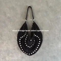 ビーズ刺繍パーティーバッグ　ヴィンテージバッグ　古着　Y2Kコーデ　オケージョン