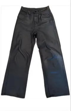 JC&JQ JEANS シャイニーデザイン ラバーコーティング バギーパンツ