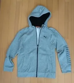 PUMA 裏起毛　グレー パーカー サイズ160