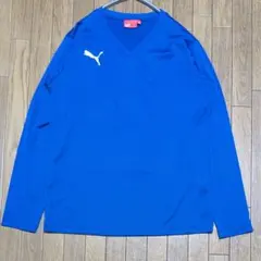 PUMA プーマ　長袖 ロングスリーブＴシャツ トレーニングウェア　Ｌ ブルー