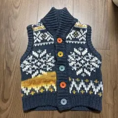 beams mini ニットベスト　100センチ　双子