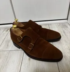 ジャランスリワヤダブルモンクストラップバーガンディボルドーレザー 