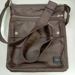 PORTER 吉田カバン ショルダーバッグ ブラウン