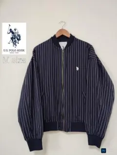 US POLO ASSN ポロ アッスン ブルゾン ストライプ シンプル