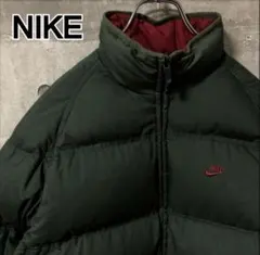 ナイキ　NIKE ダウンジャケット　リバーシブル　ワンポイント刺繍ロゴ