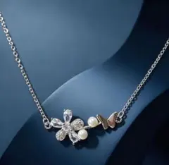 スワロフスキー Swarovski かわいい パール Dora ネックレス - メルカリ