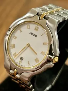 SEIKO セイコー 5E29-6C10 メンズ クォーツ 腕時計 稼働品
